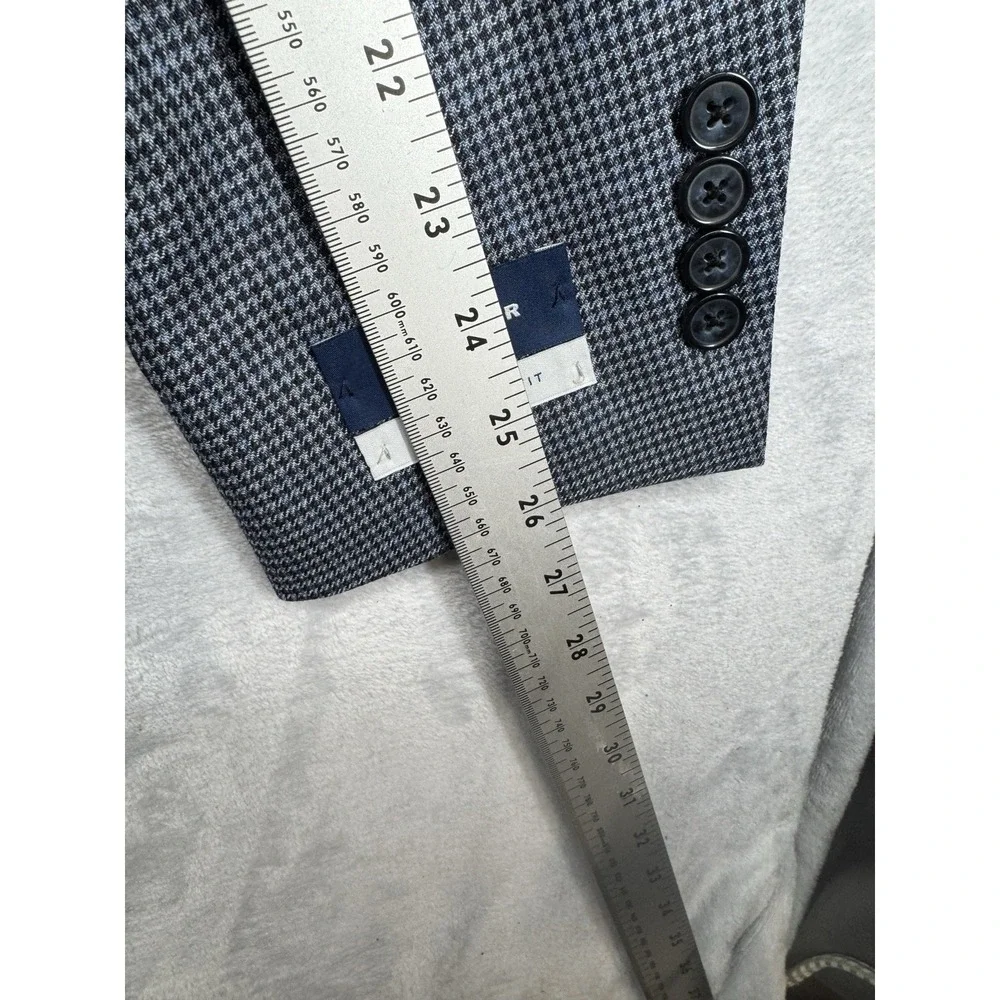 Hart Schaffner Marx Modern‎ New York Fit Wool Silk Blue Men's 40 L Long NWT $595